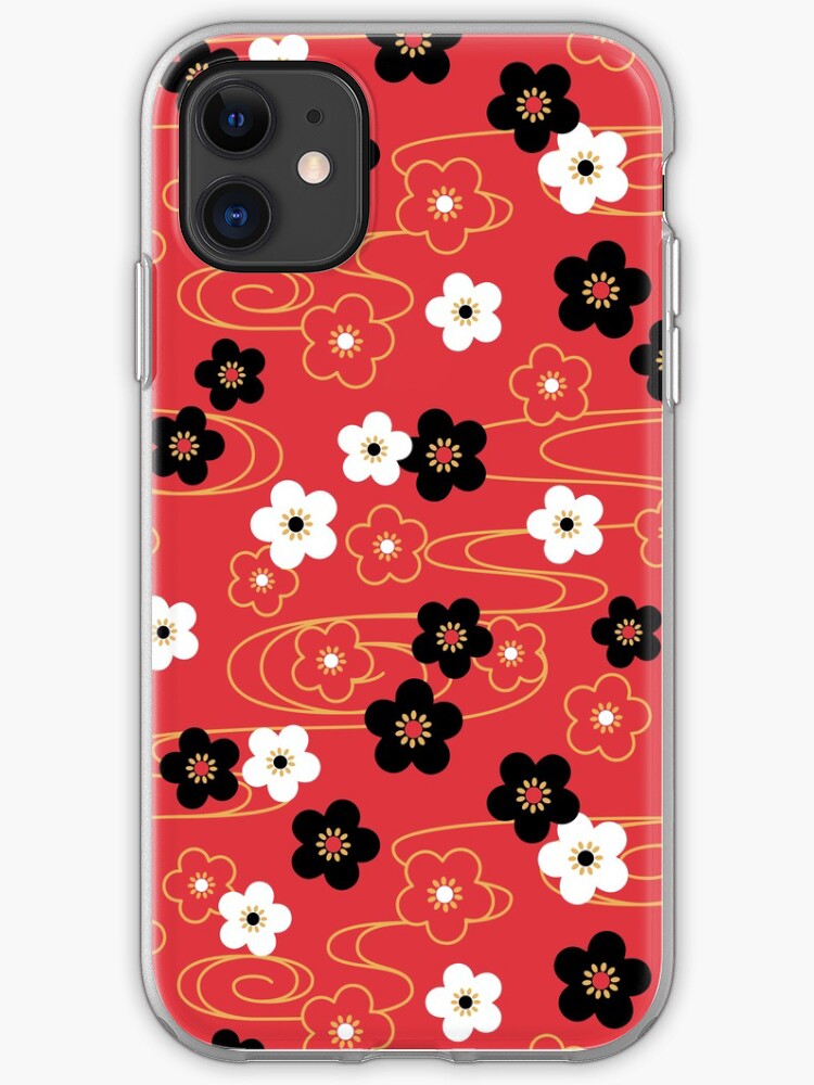 Japanese Red Sakura Kokeshi Doll iphone 11 case Japanese Red Sakura Kokeshi Doll iphone 11 case