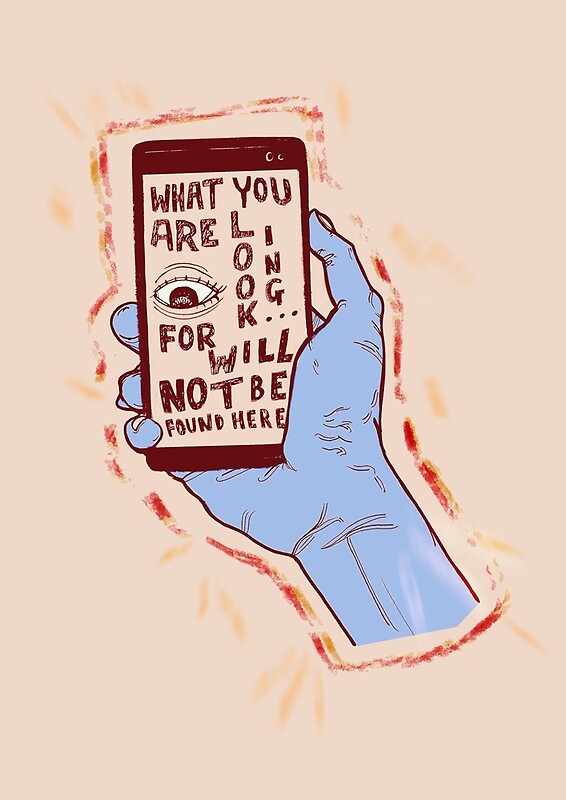 "Not Here" by minniemorrisart | Redbubble