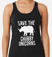 Rette das Chubby Einhorn Tanktop für Frauen