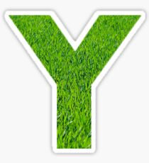 Y Grass Sticker