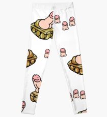 Penis Tank Tiny Dicks Sex War - Camouflage on white (big) Leggings