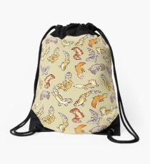 chub gecko babies Drawstring Bag