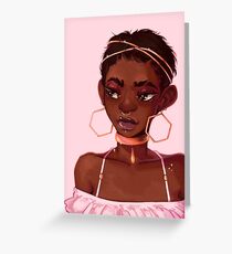 Rose Gold Greeting Card