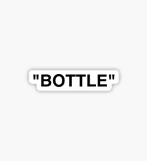 BOTTLE - Off White Sticker Sticker