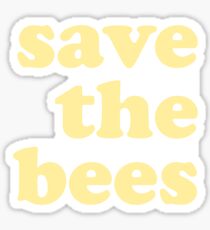 save the bees Sticker
