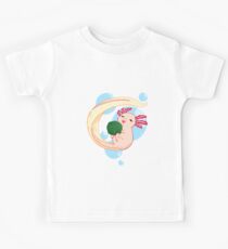 Pink Axolotl Kids T-Shirt