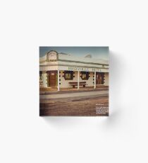 The Iconic Birdsville Hotel Acrylic Block