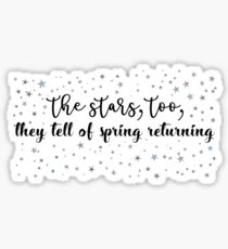 and one day all will know Sticker