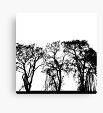 Silhouette Canvas Print