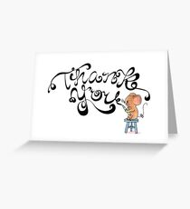 Field Mice Ink Thank You Greeting Card