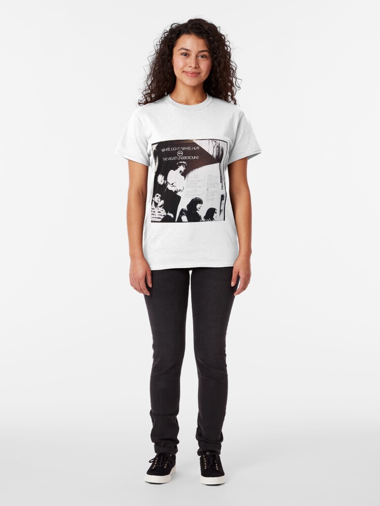 velvet white tee