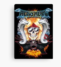 Heavy metal Canvas Print