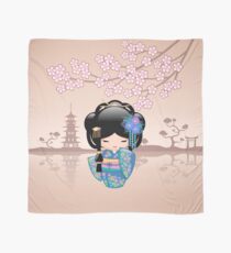 Japanese Keiko Kokeshi Doll Scarf