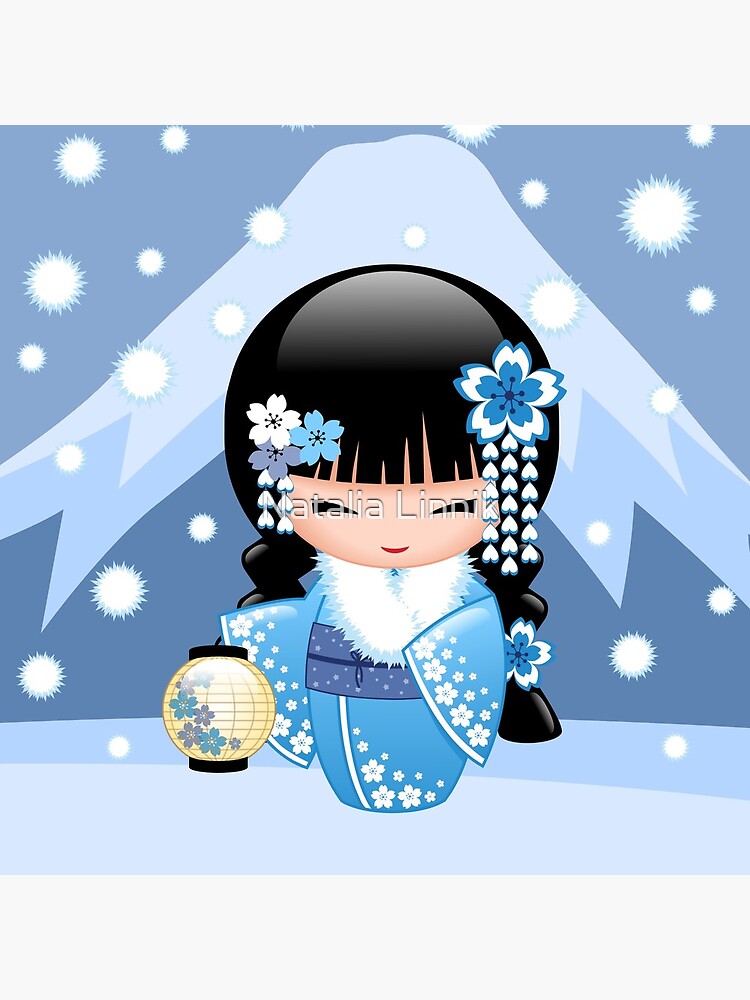 Winter Kokeshi Doll V2 by chibibikun