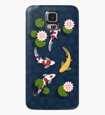 Japanischer Koi Fischteich Hülle & Klebefolie für Samsung Galaxy