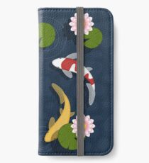 Vinilo o funda para iPhone Estanque de peces Koi japonés