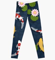 Japanischer Koi Fischteich Leggings