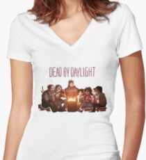 Dead Family Women's Fitted V-Neck T-Shirt