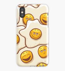 Fried Eggs Background Seamless iPhone Case