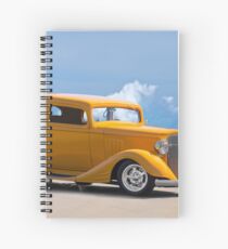 1933 Pontiac Deluxe 8 Touring Sedan IV Spiral Notebook