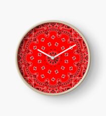Red Bandana Clock
