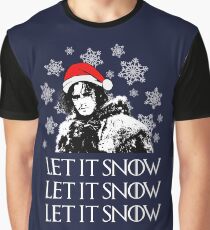 Let it snow - Christmas Graphic T-Shirt