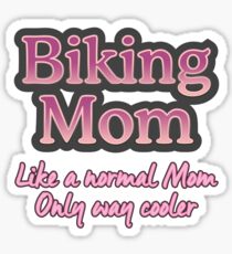 Biking Mom Sticker