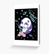 Hungry Panda Greeting Card
