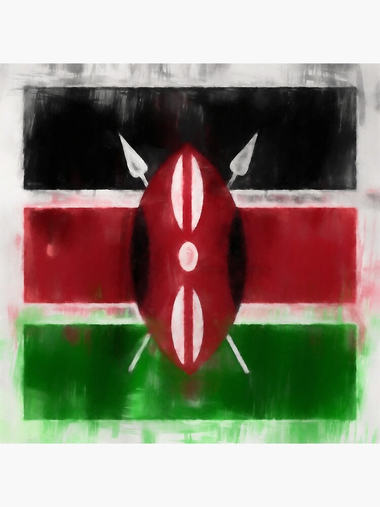 Kenyan Flag No. 2, Series 1 by 8th-and-f