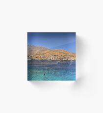 Over Nimborio Bay Acrylic Block
