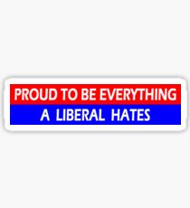 Republican Conservative - Pro Trump T Shirt Bumper Sticker and More Sticker