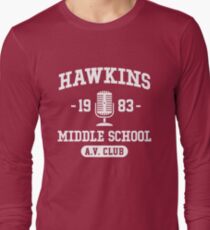 Hawkins Middle School A.V. Club - Stranger Things Long Sleeve T-Shirt
