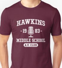 Hawkins Middle School A.V. Club - Stranger Things Unisex T-Shirt
