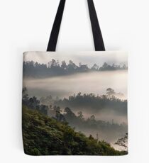 Misty Mountains Tote Bag
