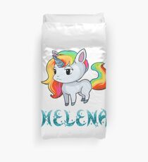 Helena Unicorn Sticker Duvet Cover