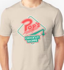 Pop's Diner Waitress Slim Fit T-Shirt