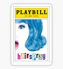 Hairspray Playbill Sticker Sticker