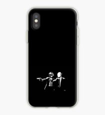 daft punk logo artwork iPhone Case