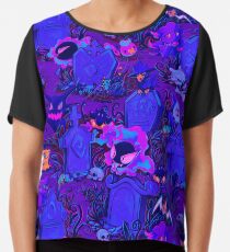 Grave Rave Chiffon Top