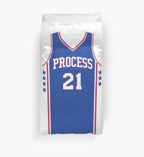 Process Jersey Script 3 Duvet Cover
