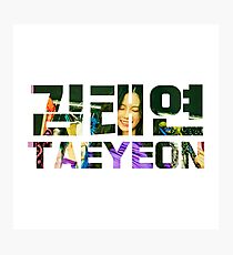 SNSD Taeyeon Holiday Night 01 Photographic Print
