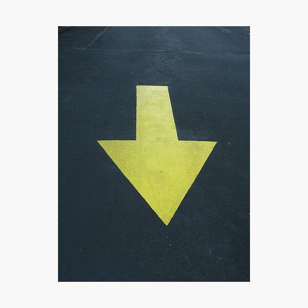 This Way Photographic Print