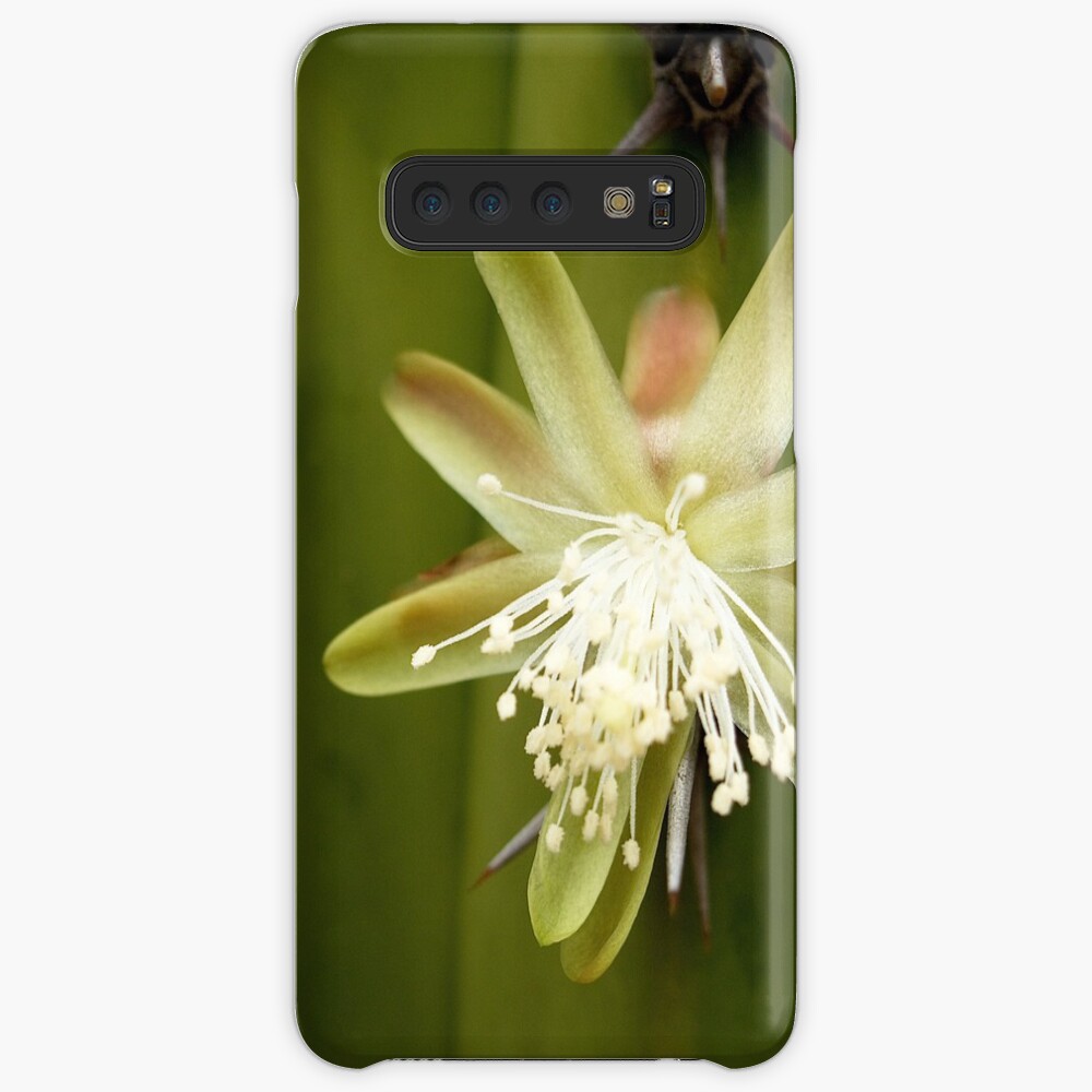 White Cactus flower Case & Skin for Samsung Galaxy