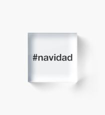 NAVIDAD Acrylic Block