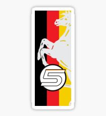 Sebastian Vettel 5 Stripe Sticker