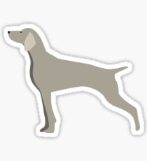 Pegatina Weimaraner