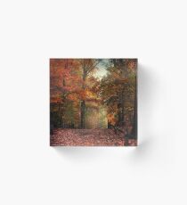 Russet Road Acrylic Block