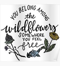 Unter den Wildblumen Poster
