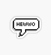 Hewwo Sticker