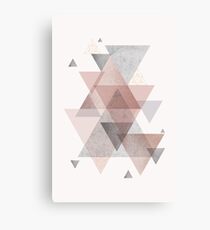 Glam Geometric Canvas Print